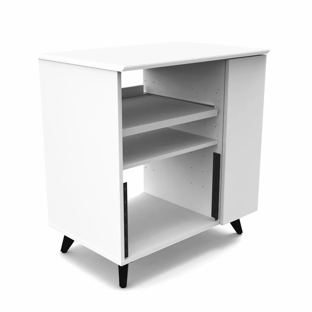 Glorious Modular Side Rack White - Estensione rack da studio per le serie Sound Desk e Workbench