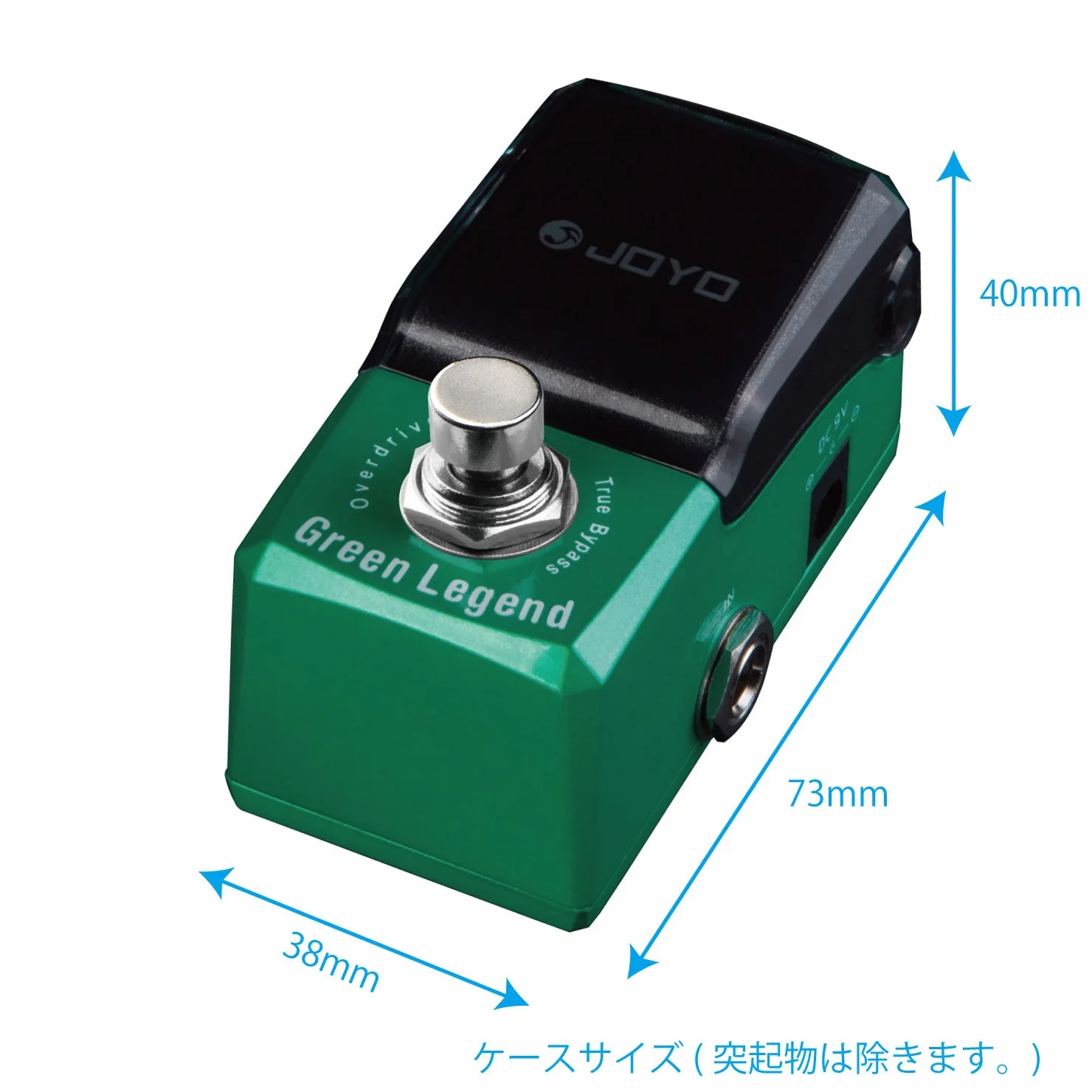 JOYO JF-319 Green Legend - Pedale overdrive vintage e formato mini