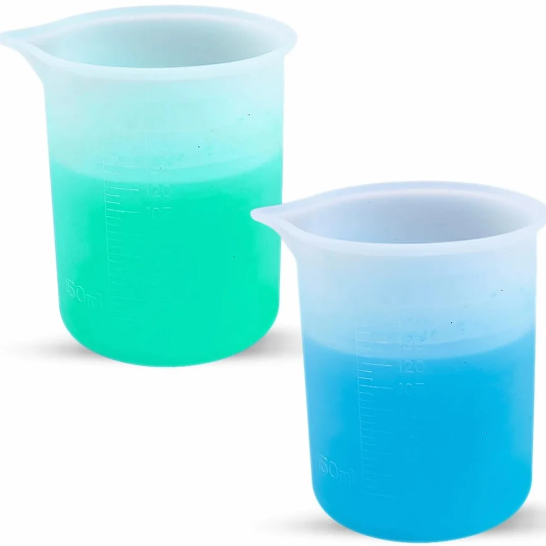 2 Pezzi Misurino per Bucato, 150 ml Silicone Misurini Liquidi Riutilizzabile Misurino per Detersivo per Bucato, Niente più Disordine o Perdite per la Casa Dormitorio