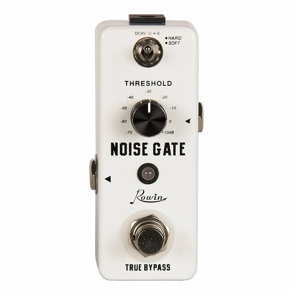 Noise Gate LEF-319, pedale per chitarra antirumore effetto soppressore del rumore, 2 modalità, per chitarra elettrica e basso, True Bypass