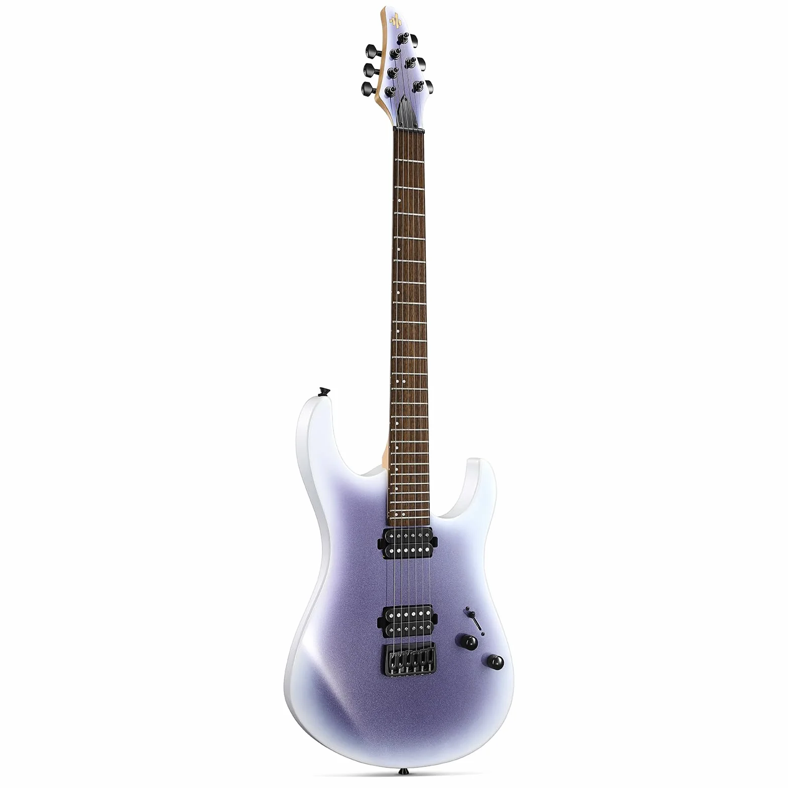 Donner Solid Body Chitarra elettrica DMT-100, 39 pollici, in metallo, con pickup H-H, borsa, corde, cinghia, cavo, smorzatore, per gli amanti della musica rock (in viola)