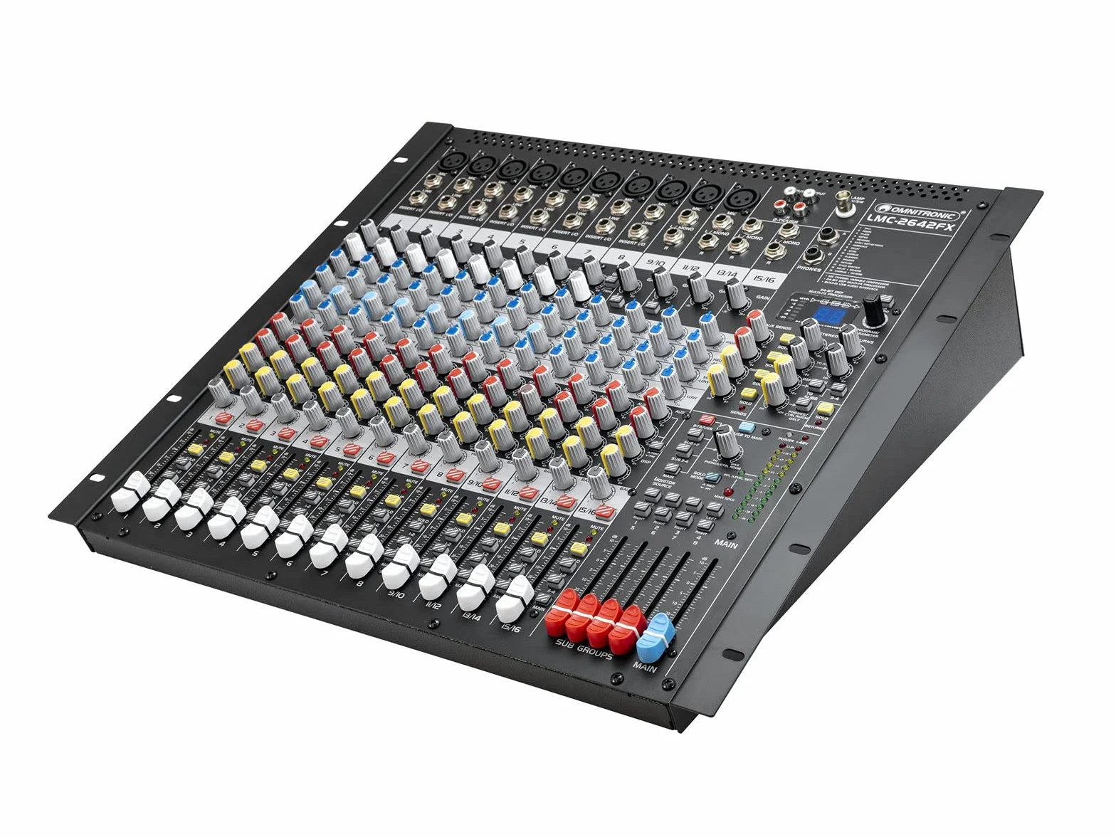Omnitronic 10040285 Lmc-2642Fx Mixer Usb