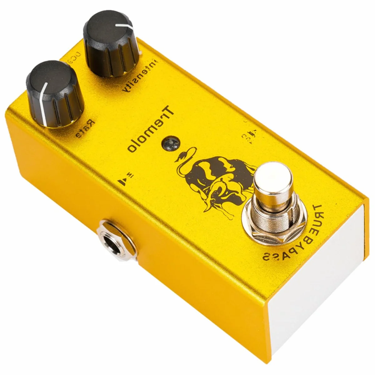 Pedale Tremolo per Chitarra Elettrica Minimizza la Perdita di Tono Circuito a Valvola Fotoelettrica e Design Unico in Lega per Ragazzo Ragazza