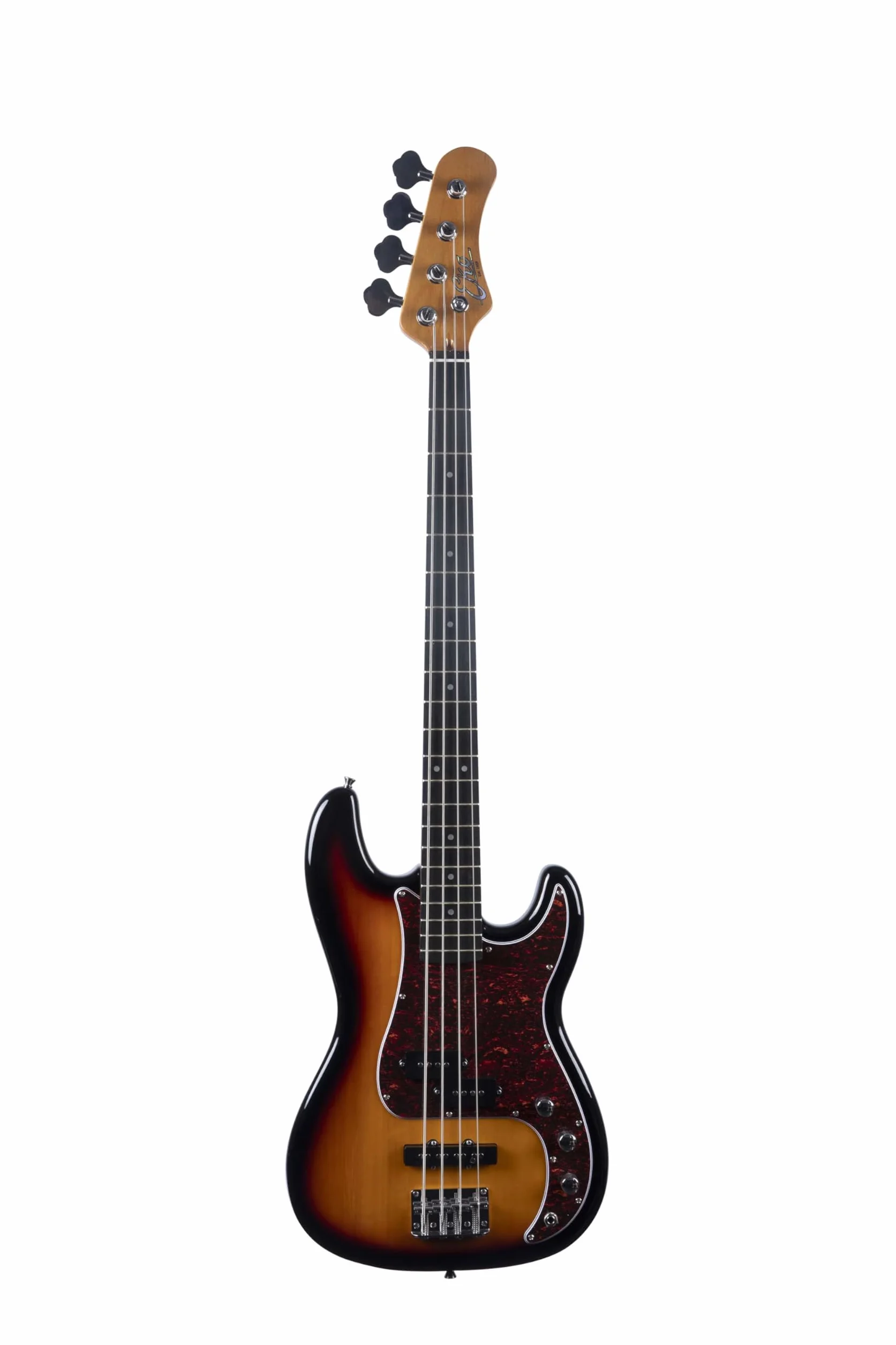 EKO GUITARS - Basso Elettrico PJ-300, 4 Corde, Corpo in Pioppo, Manico in Acero, Tastiera Laurel, Pickup PJ JB, Ponte Vintage, Design Precision Versatile, Colore Sunburst