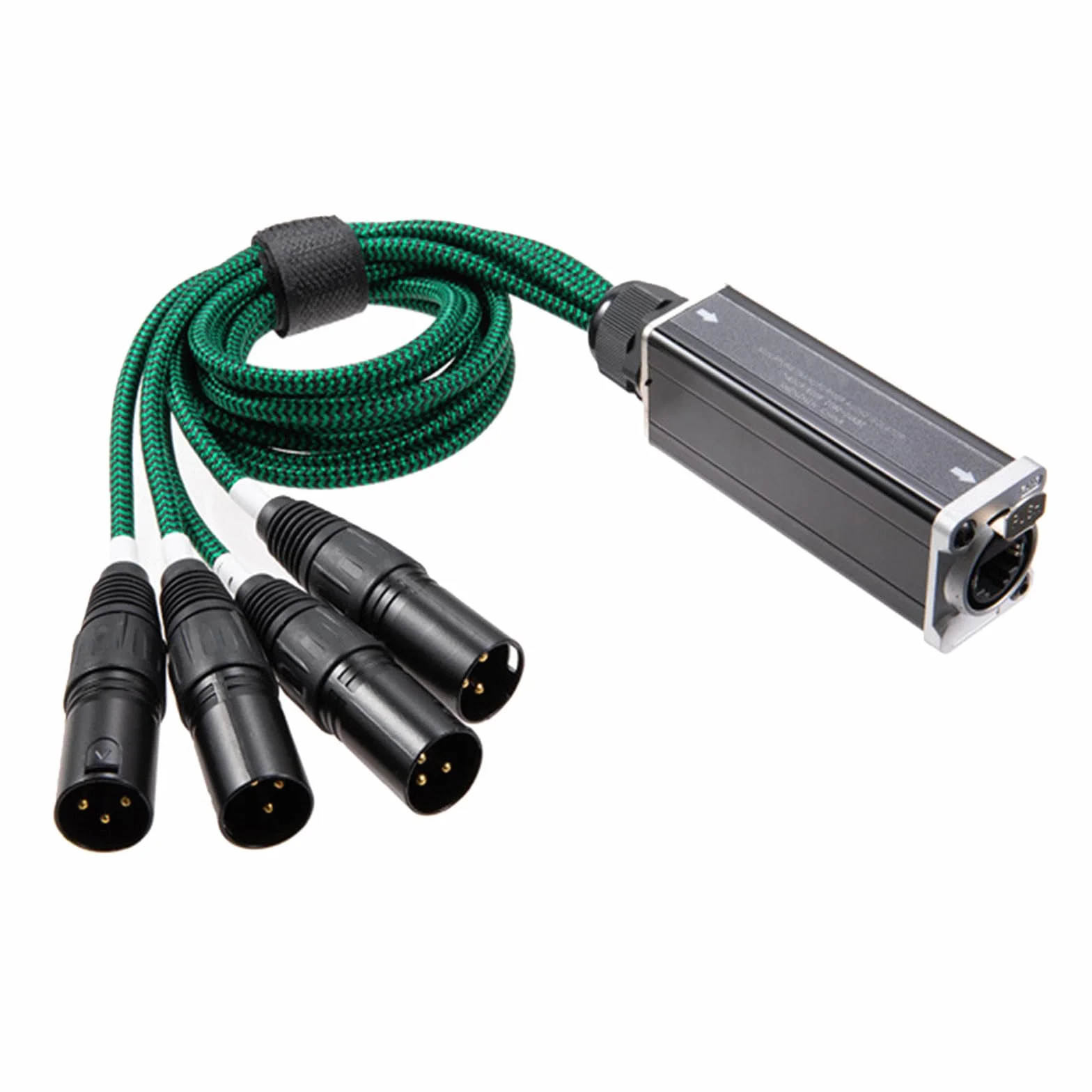 4Channel 3Pin Snake Multi Net Snake Ricevitore a Singolo Cavo 4 Canali Ricevitore per Illuminazione Fase