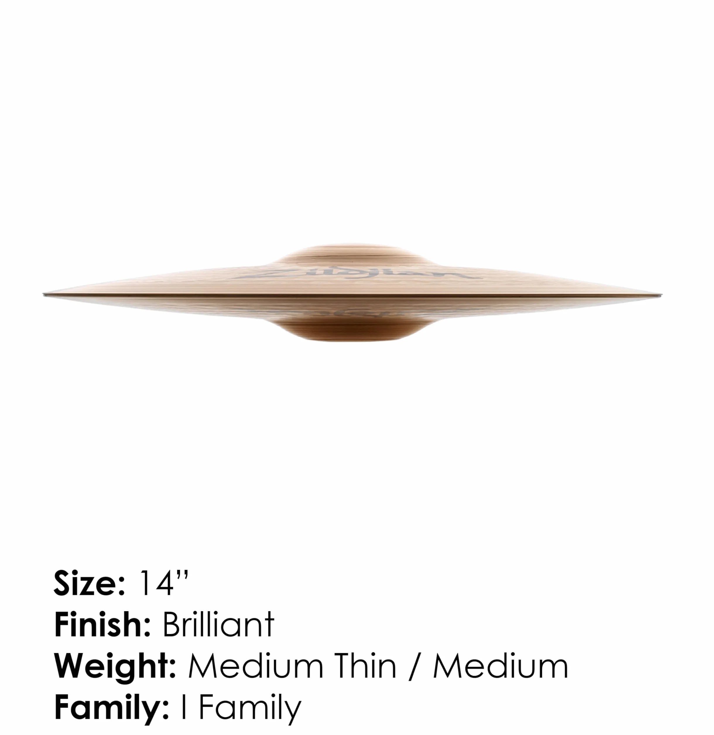 Zildjian I Family Series - Hi-Hat Pair - 14",Nuovo Modello