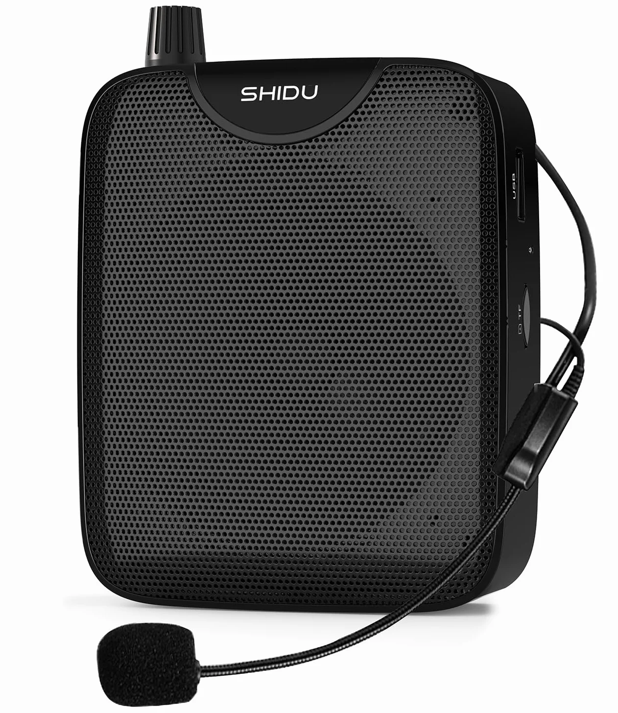 Amplificatore vocale portatile microfono con cassa ricaricabile 15W 2000mAh mini sistema PA amplificatore con microfono cuffia per insegnanti, guida turistica, allenatori