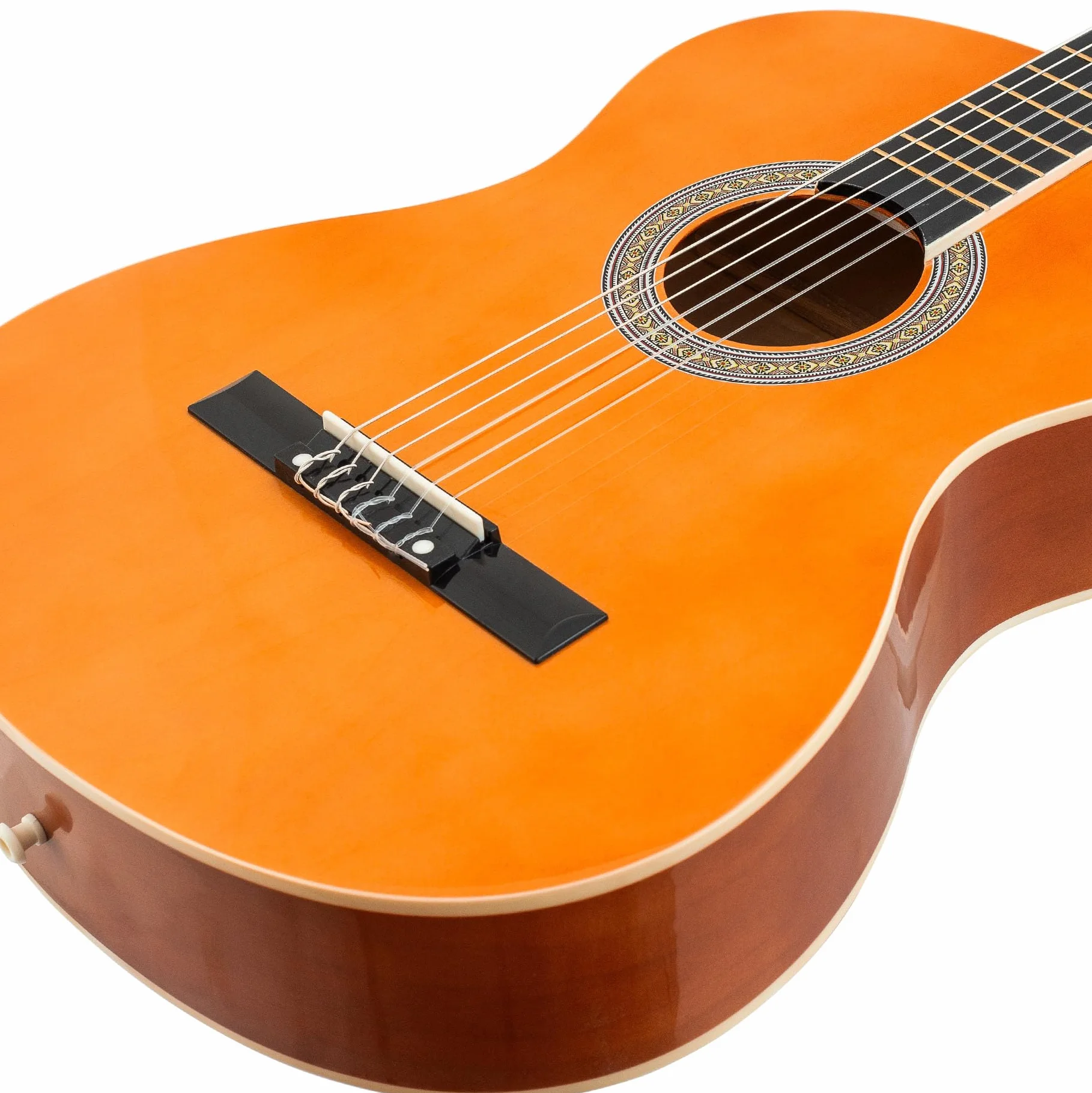 WR-203 Chitarra classica 4/4, Chitarra spagnola naturale per principianti, chitarra di dimensioni standard, ideale per bambini dai 12 anni in su