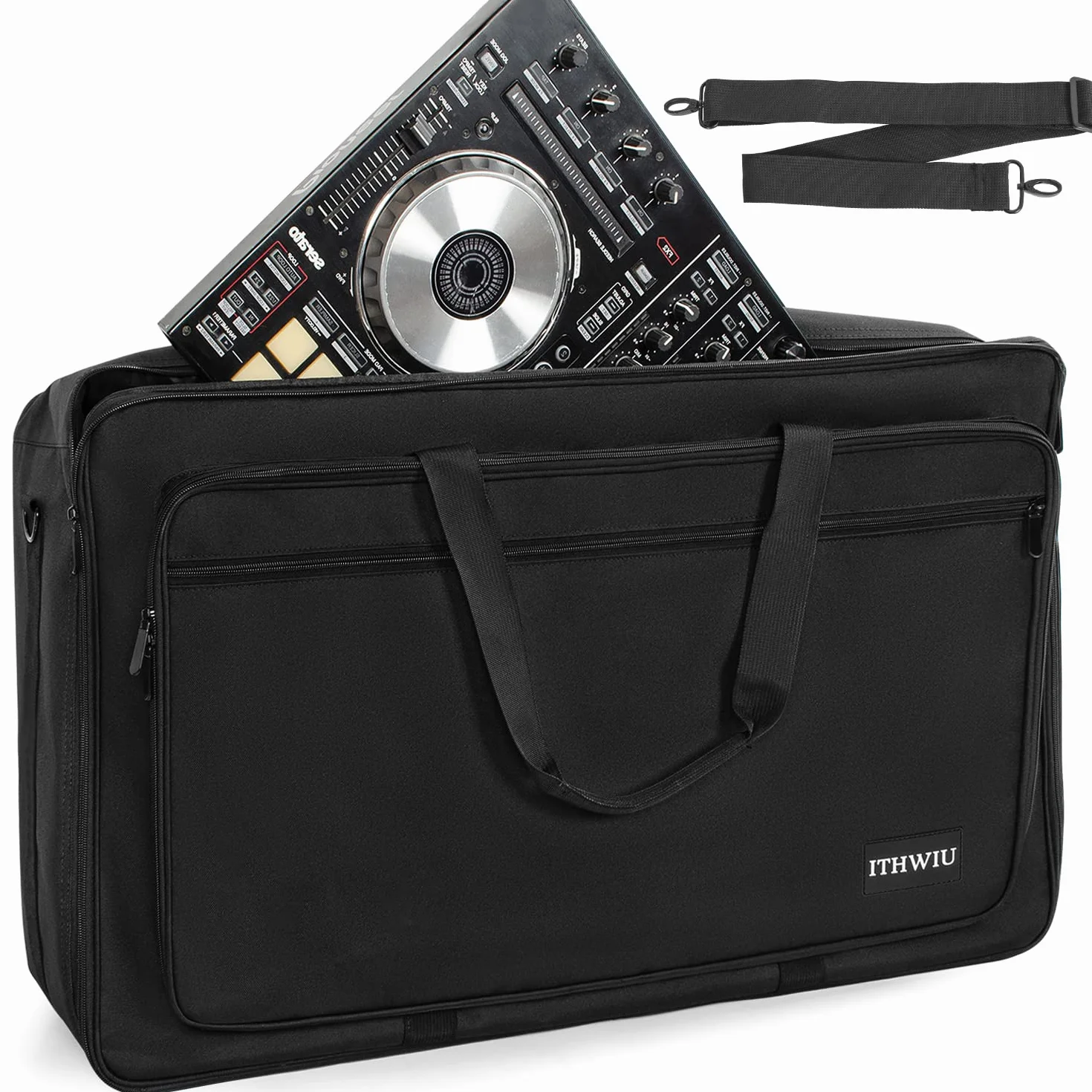 OUUTMEE Custodia portatile per controller DJ,75 x 45 x12 cm,Borsa portatile,Nero