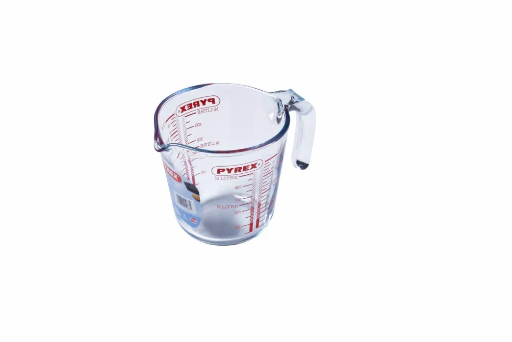 KitchenCraft Caraffa Graduata, Vetro, 0,5 lt, Trasparente