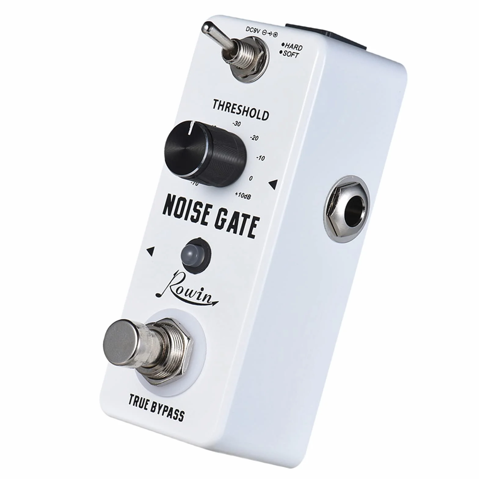 HUIOP Noise Gate Pedale effetto per chitarra con riduzione del rumore 2 modalità Guscio in lega di alluminio True Bypass,Effetti a Pedale