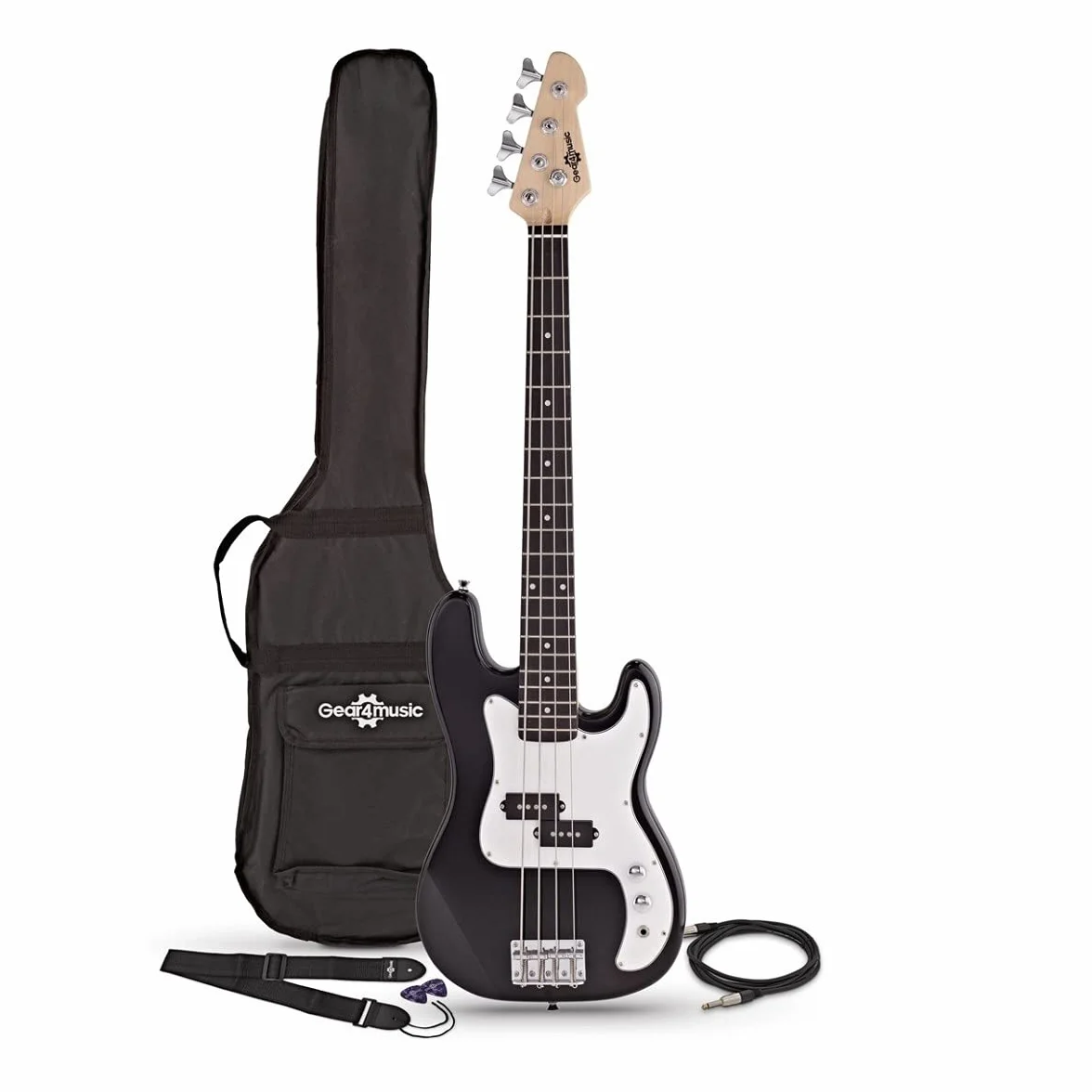 Gear4music Basso Elettrico Per Bambini 3/4 Con Custodia E Cavo