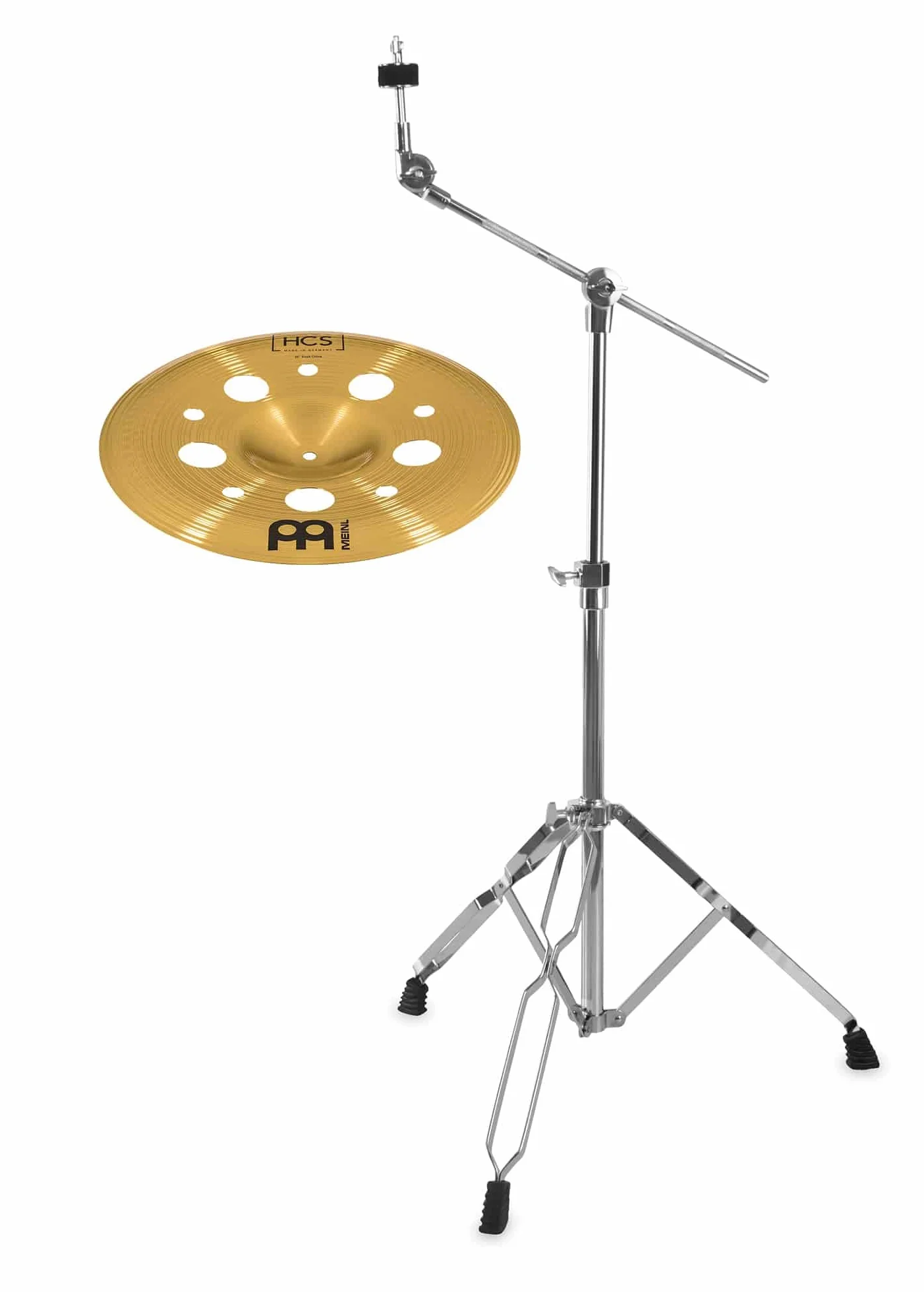Meinl HCS Trash China - Set da 16", modello: HCS16TRCH - lega MS63 - Finitura: tradizionale - Caratteristica: Calda/Armonica - Incl. supporto per vasca
