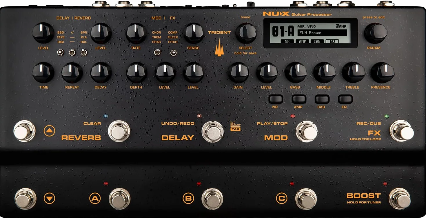 NU-X | Modellatore Amplificatore Integrato Trident e Pedale Multi-Effetti