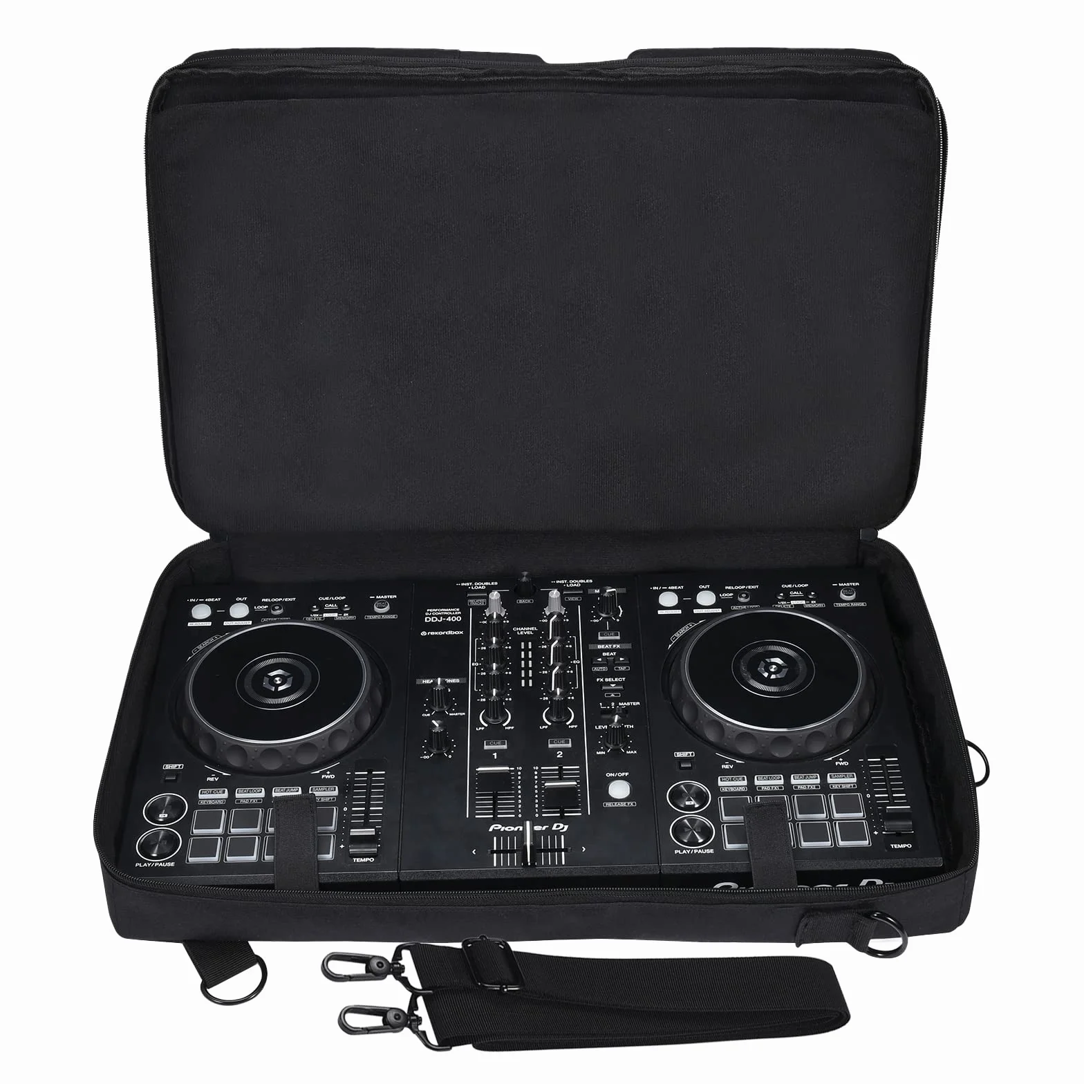 Custodia Cassa Borsa portatile Tracolla Zaino per Pioneer DJ DDJ-FLX4/DDJ-400 DJ/DDJSB3,per Roland DJ-202,per Hercules Inpulse 300,per Native Instruments TRAKTOR Kontrol S2 DJ Controller