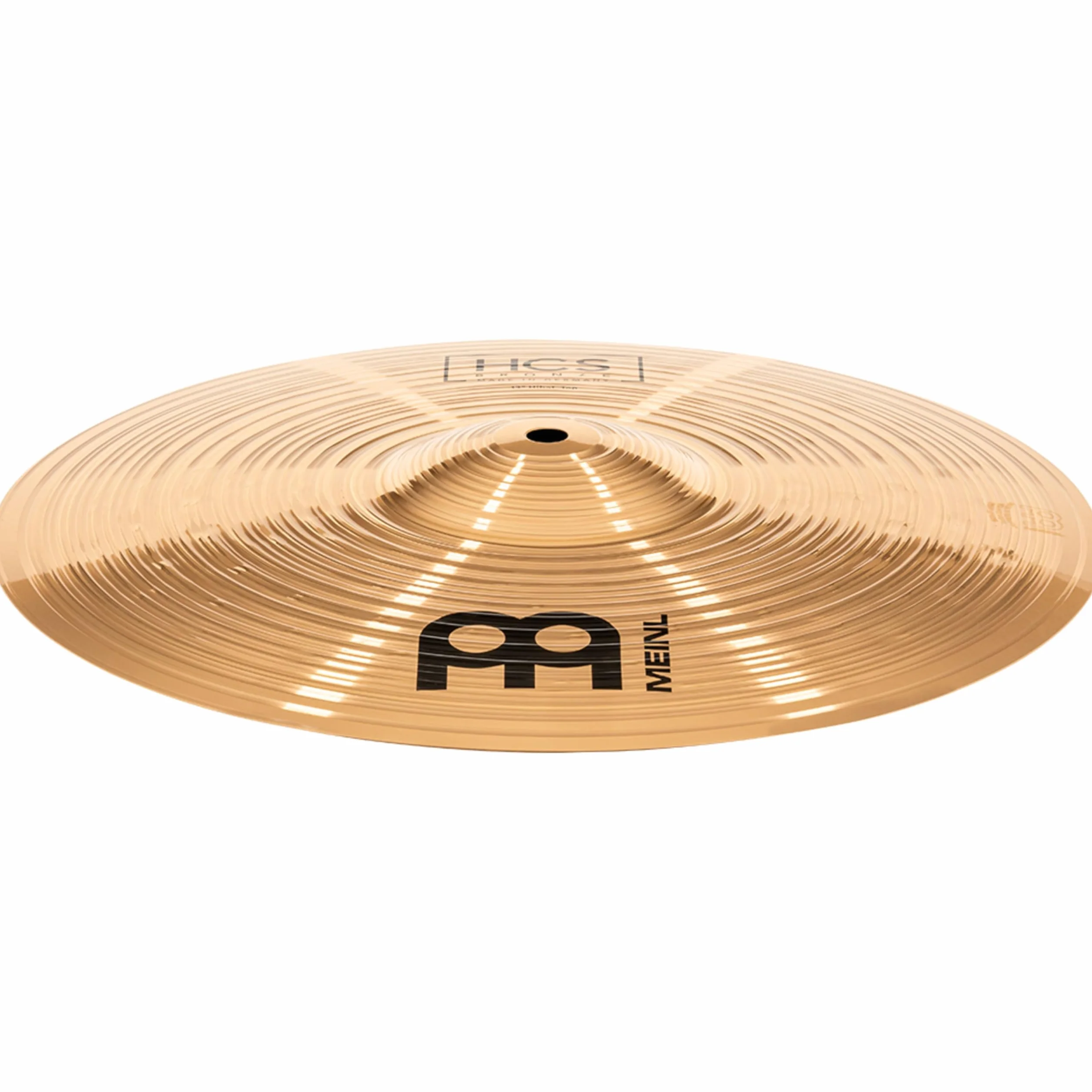 Meinl Cymbals HCS Bronze Piatto Hihat / Charleston 13 pollici (33,02cm) per Batteria – Coppia – Bronzo B8, Finitura Tradizionale, Prodotto in Germania (HCSB13H)