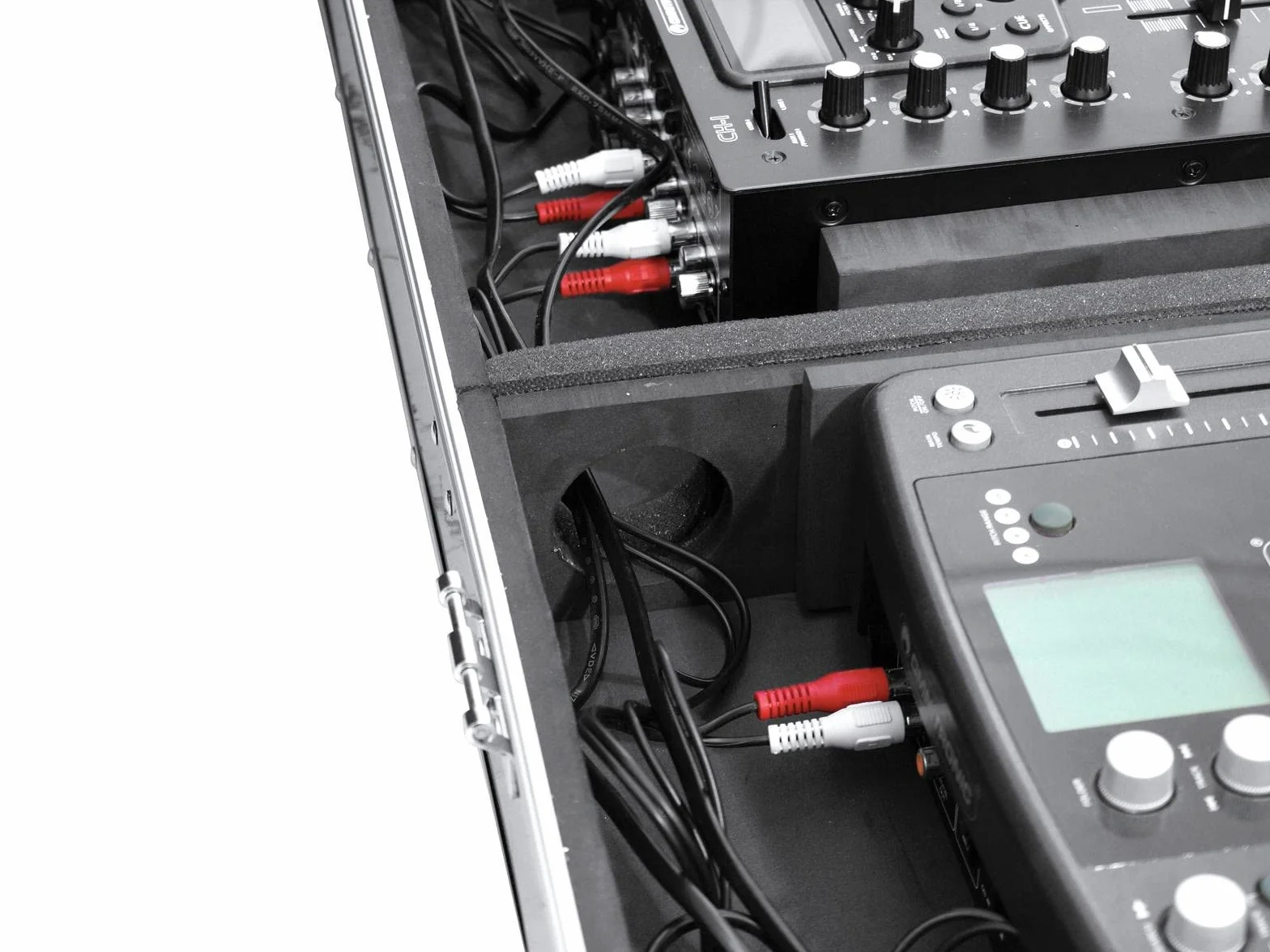 ROADINGER 30125342 Digi-1 consolle universale con 2 x CD/1 x M-10, colore nero