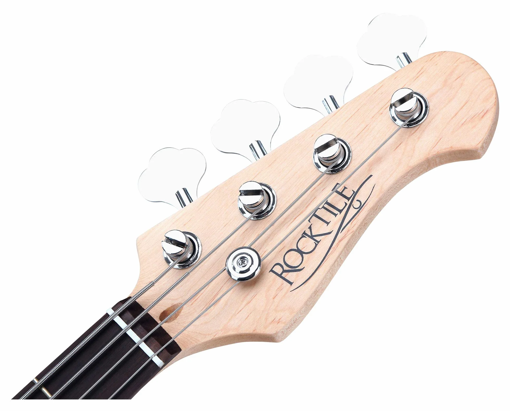 Rocktile Fatboy II SB E-Bass Sunburst - Jazz-Style E-Bass - 2 Single Coil Pickup - Corpo: Tiglio - Tastiera: Palissandro - Mensola: 34" Longscale - Sunburst