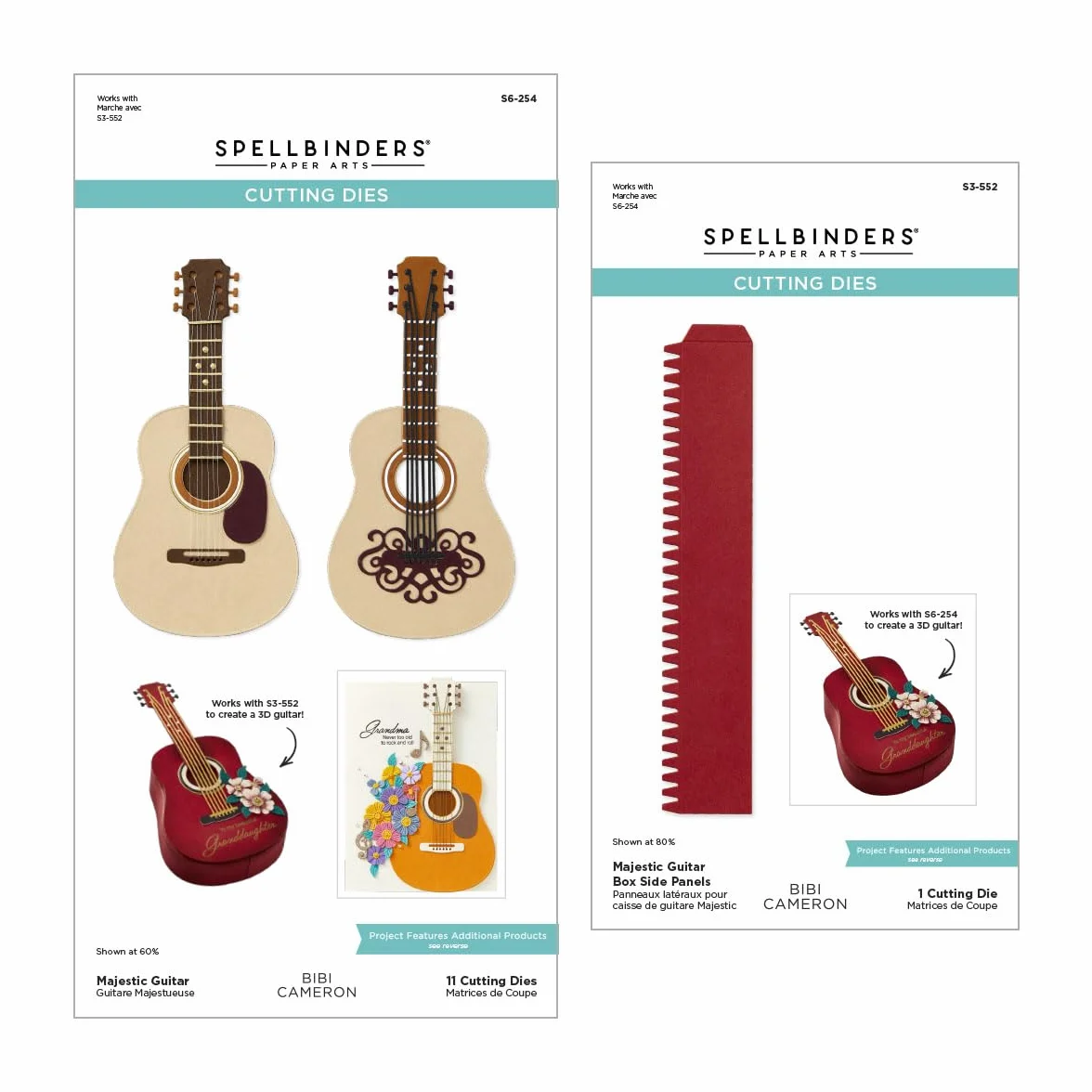 Majestic Guitar Box Creator Bundle dalla collezione di note musicali di Bibi Cameron