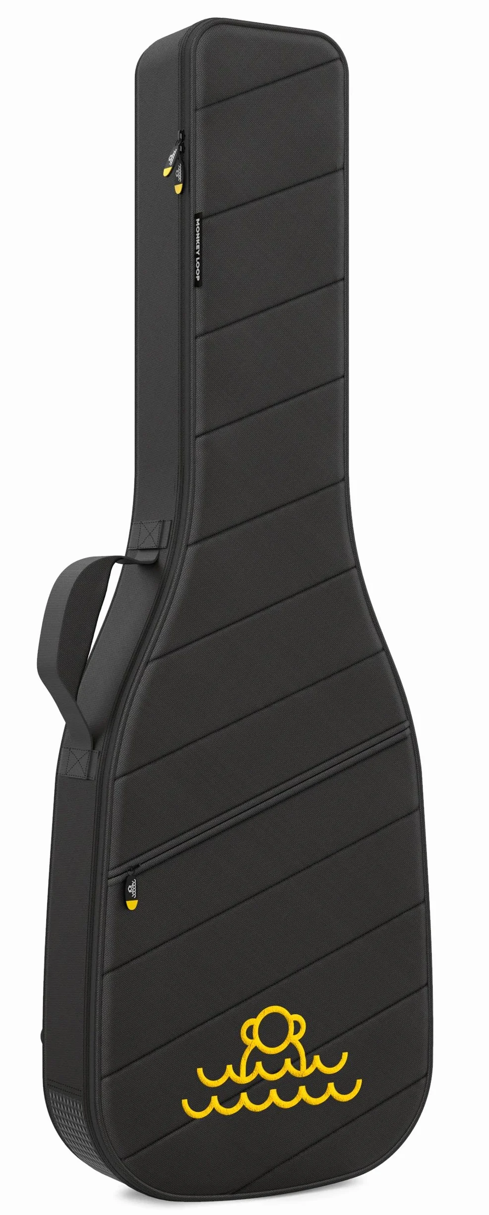 Monkey Loop Touring Electric - Borsa per Chitarra con Imbottitura da 23 mm - Borsa Semirigida per Chitarra Elettrica - Tasca Esterna per Accessori - Cinghie Regolabili - Resistente all´Acqua