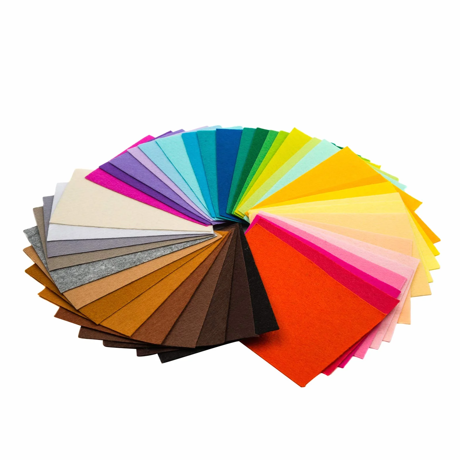 TRIXES 40 PZ Fogli di feltro - Tessuto soffice stoffe fai-da-te lavori artigianali - Multicolore forma rettangolare - Taglio a misura - per lavori artigianali scrapbooking - 30 x 20 cm
