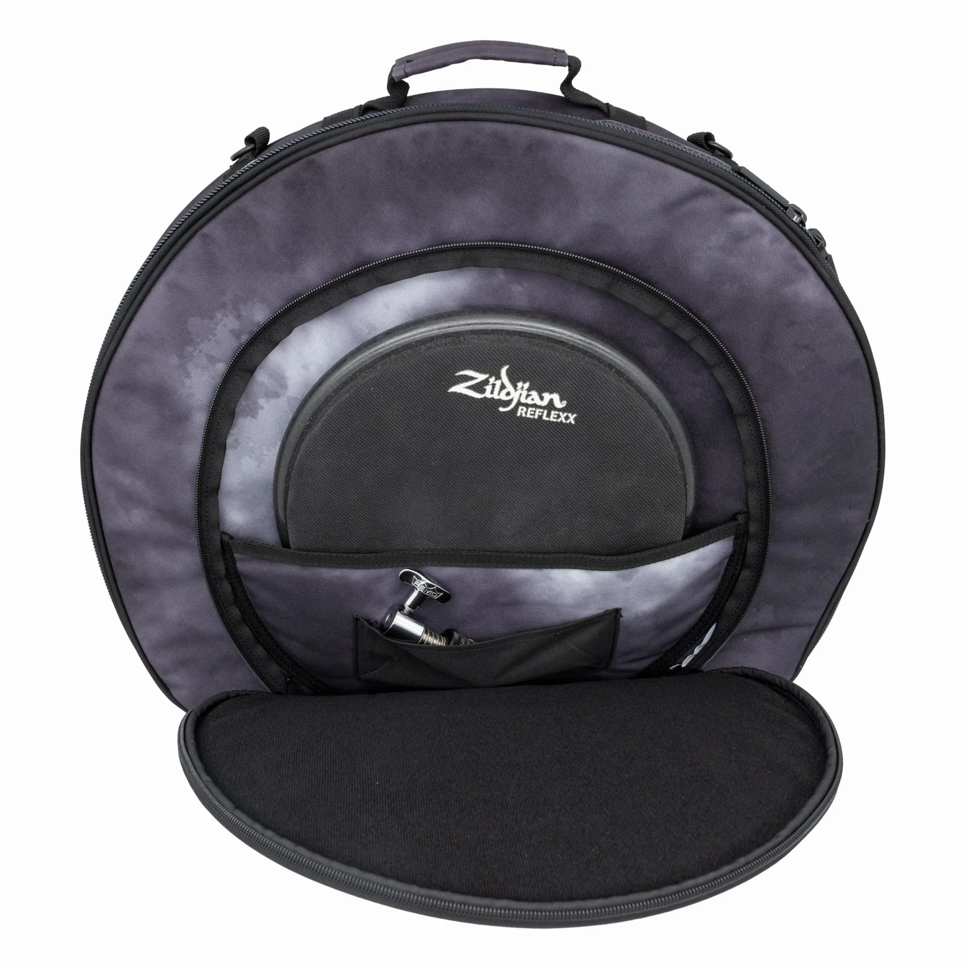 ZILDJIAN - ZXCB00120 20" Student Cymbal Backpack, Zaino per Piatti da Batteria, con Design BLK/RCL, Resistente e Pratico