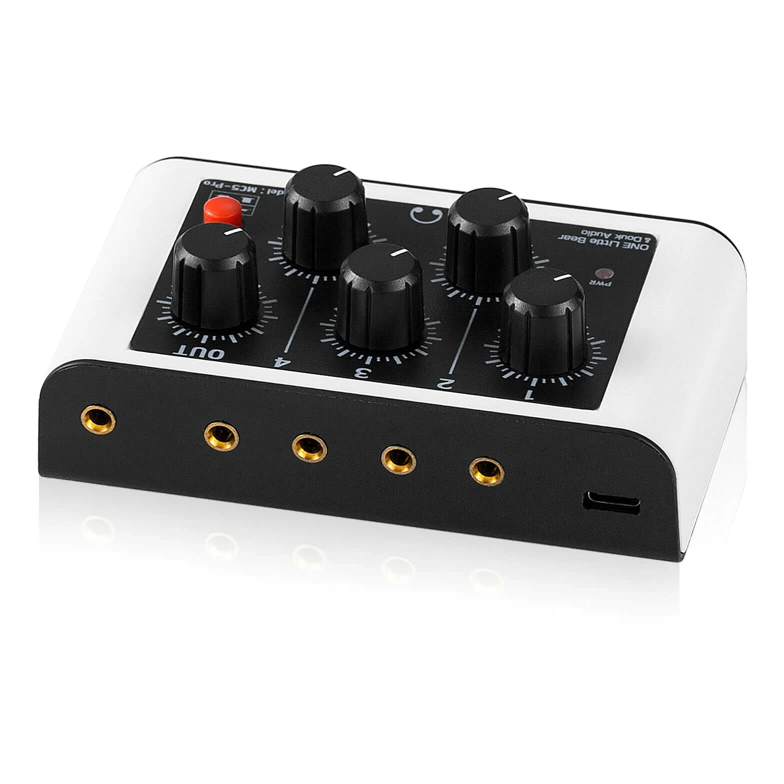 Mini stereo 4 canali linea mixer cuffie monitoraggio club Live Studio registrazione