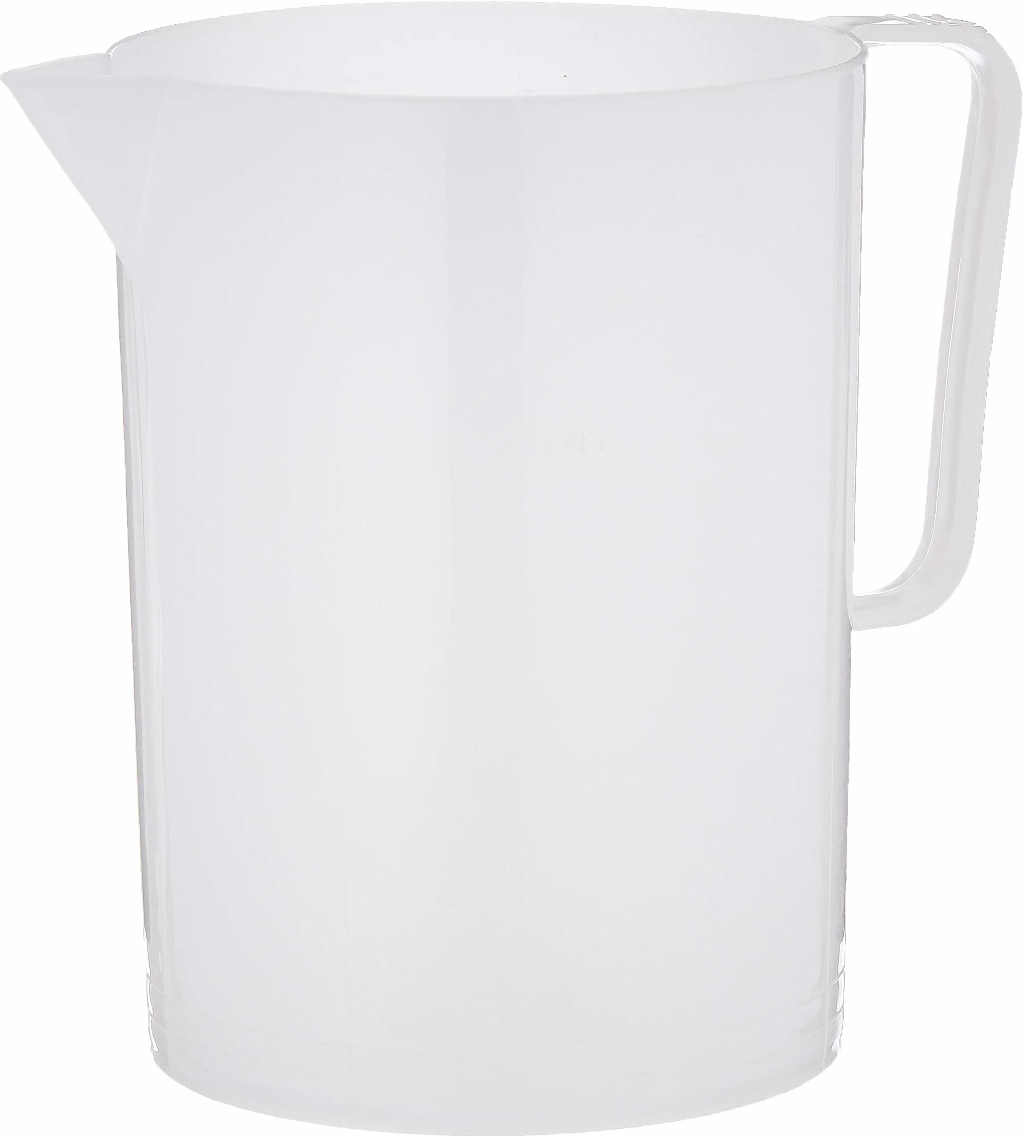 Giganplast GIG Caraffa Graduata, 3 Litri, Polietilene, Bianco, 14.5 x 18 cm
